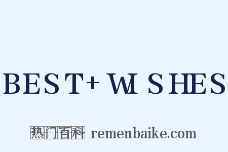 BEST WISHES是什么意思的图片